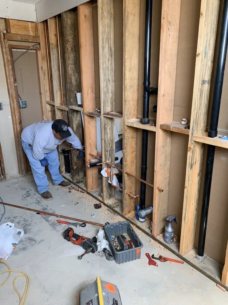Commercial rough-in plumbing for Water Heater Replacement in Beloit